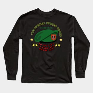 7th SFG Beret - Spanish Long Sleeve T-Shirt